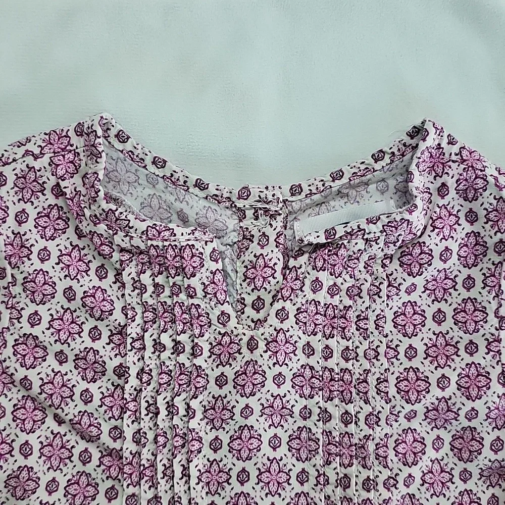 Old Navy Baby Girl Floral Dress – Pink Paisley Border Boho Style